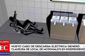 electrocutado mc donalds